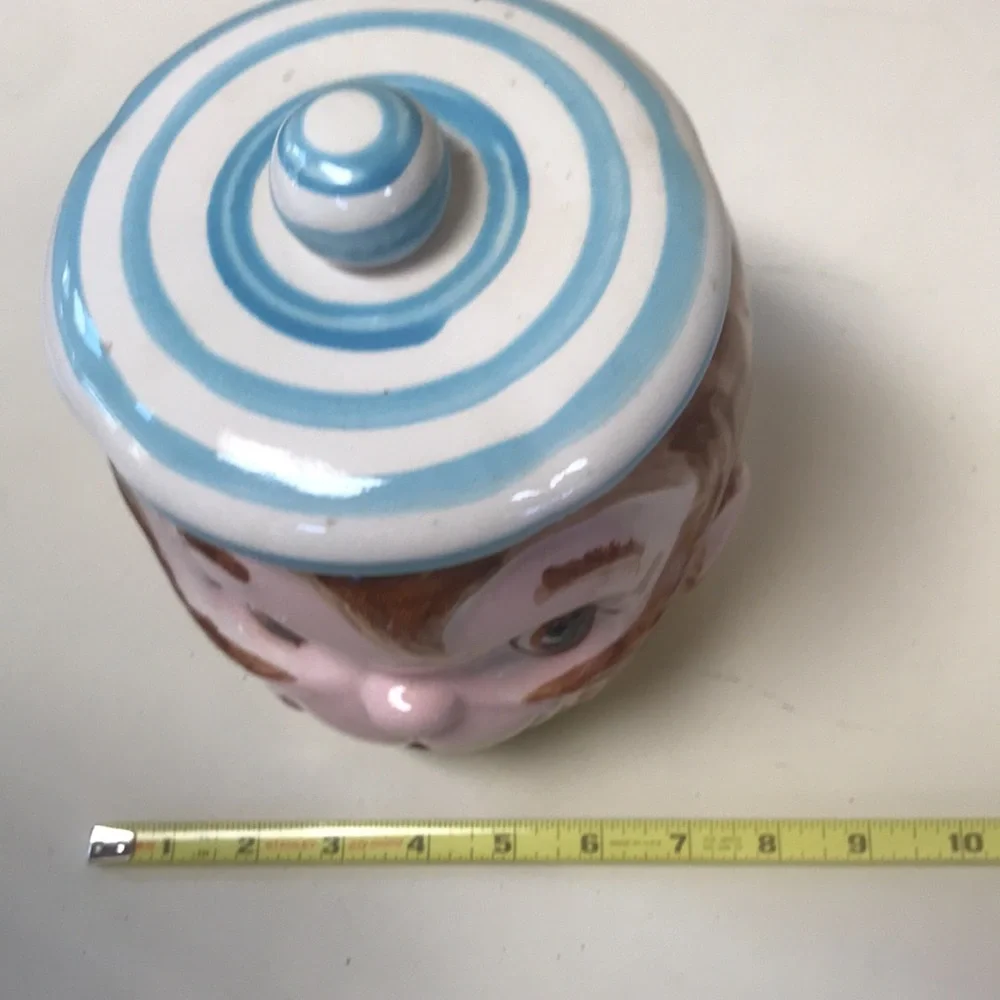 RARE Vintage Monkey with Beret Cookie Jar‎